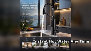 キッチンに最適な瞬間湯沸かし電気給湯栓・タンクレス電気温水器水栓