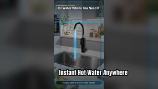 瞬間式電気温水器の蛇口 速いお湯