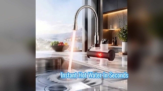 LED温度表示付き瞬間湯水栓タンクレス電気温水器用タップ