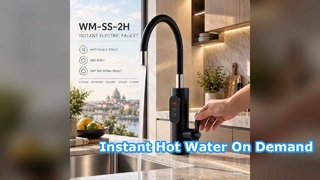 インスタント給湯タップキッチンとバスルーム用タンクレス電気温水器タップABS素材、